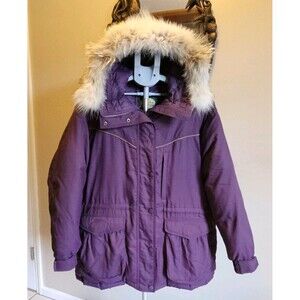 Vintage 90s Cabelas Premier Northern Goose Down Parka Jacket Coat Mens XL Fur